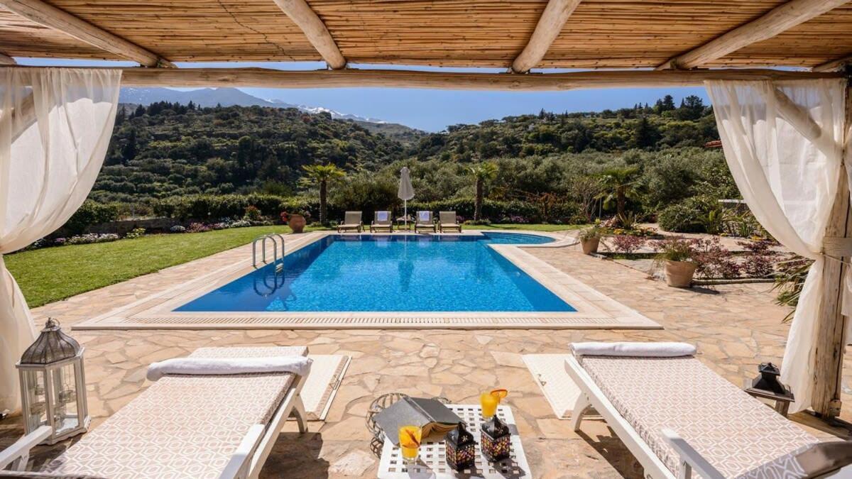 Chania Secluded Gem - Kallithea Private Pool Villa Pemonia 외부 사진